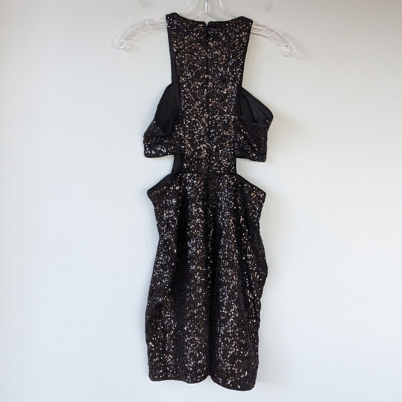 Express Sequined Cutouts Dress - Picture 2 of 9